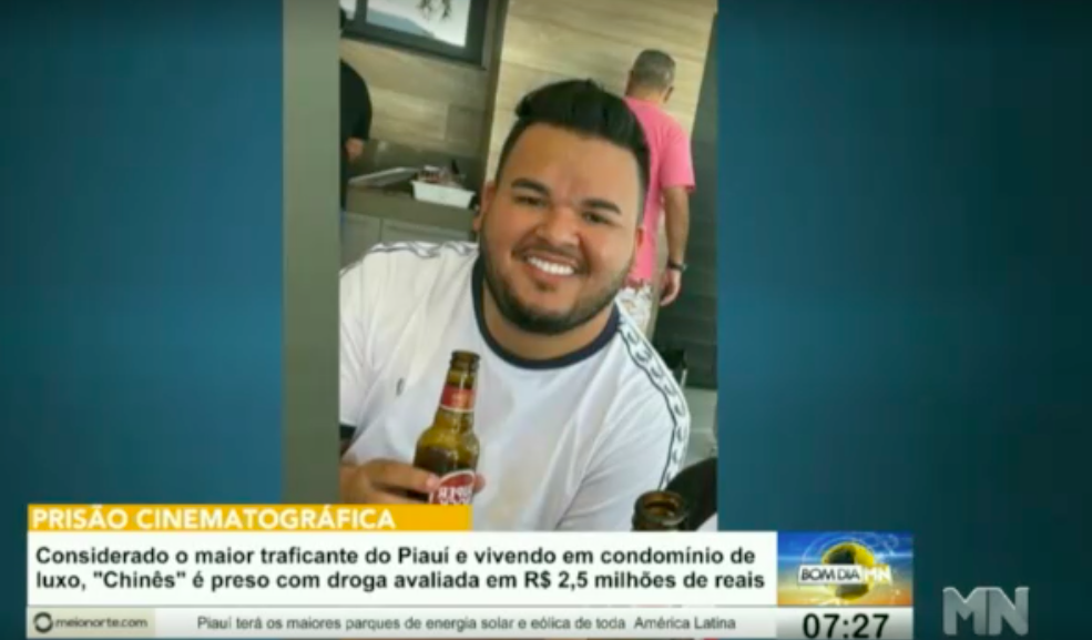 Paulinho Chinês foi preso com 30 kg de pasta base de cocaína avaliada em R$ 2,5 milhões