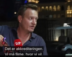 Repórter dinamarquês é intimidado ao vivo no Qatar por seguranças