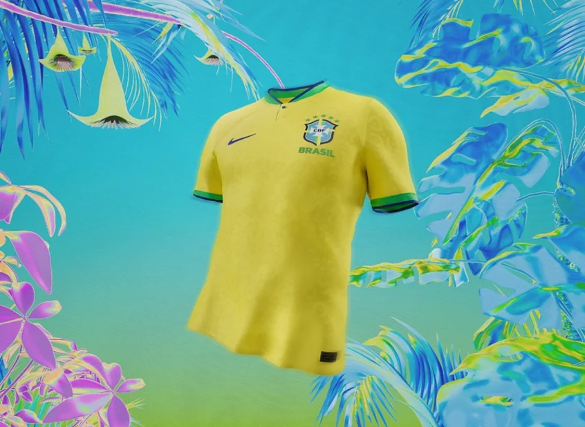 Camisa da Seleção Brasileira para a Copa do Mundo de 2022 (Foto: Divulgação / Nike)