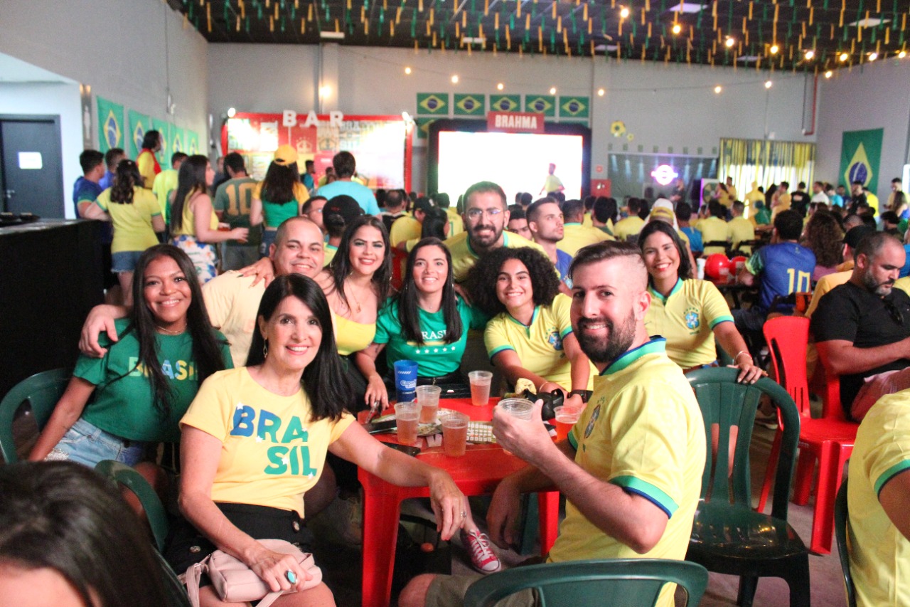 Teresinenses se unem para torcer pelo Brasil no Centro de Convenções- Foto: Ravena