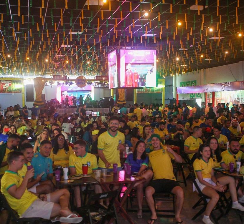 Torcedores vibram com a vitória do Brasil na “Torcida do Hexa”- Foto: Ravena