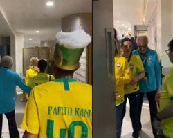 Gilberto Gil é xingado por torcedores brasileiros em jogo da seleção; vídeo
