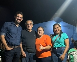 Vice prefeito Evandro Abreu participa de festejos em Monsenhor Gil 