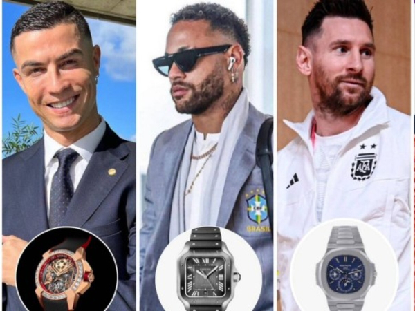 Tite, Neymar, Mbappé, Messi e CR7 têm relógios de R$ 32 mil a R$ 1,3 mi