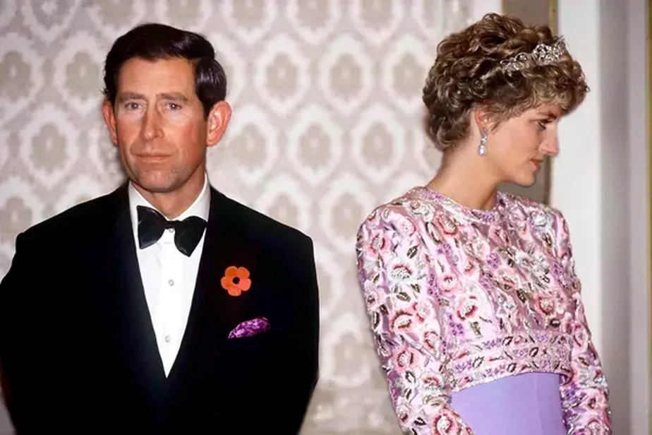 O Príncipe Charles e a Princesa Diana na última aparição pública dos dois como casal, em uma viagem à Coreia do Sul em novembro de 1992 Getty Images 
