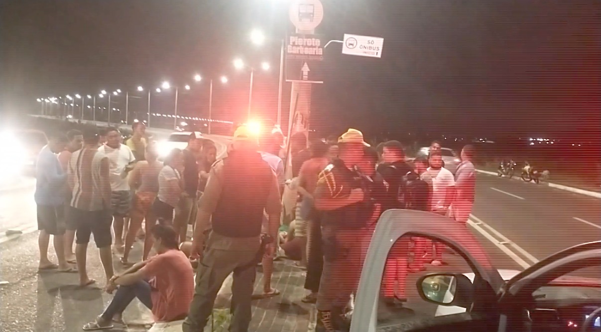 Acidente ocorreu na Avenida Poty, em Teresina - Foto: Rede MN