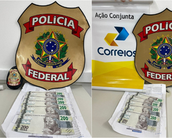 PF e Correios prendem homem suspeito de adquirir cédulas falsas em Teresina