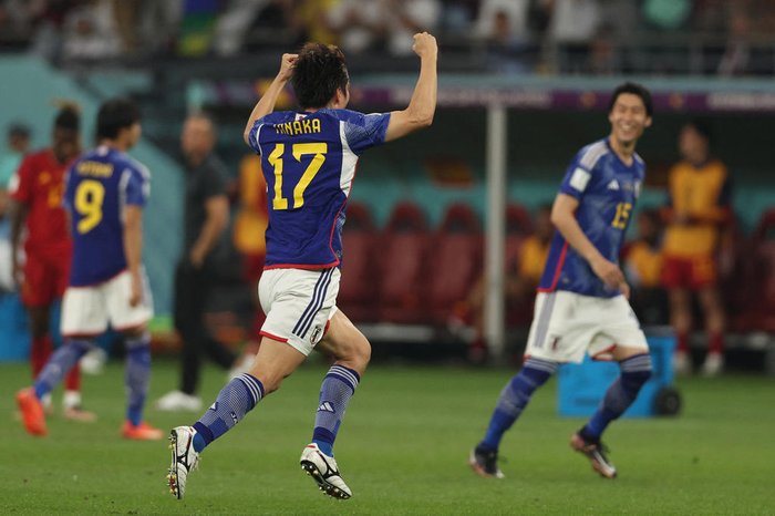 Japão vence Espanha, se classifica e pode cruzar caminho do Brasil na Copa (Foto: Giuseppe Cacace / AFP)Japão vence Espanha, se classifica e pode cruzar caminho do Brasil na Copa (Foto: Giuseppe Cacace / AFP)
