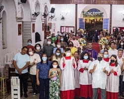 Monsenhor Gil ganha de presente de aniversário uma Missa em Ação de Graças 