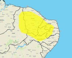 Inmet emite alerta de baixa umidade para 65 cidades do Piauí; veja lista 
