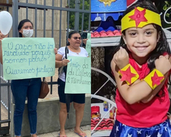 Débora Vitória: Família pede justiça e volta a acusar PM em manifestação 