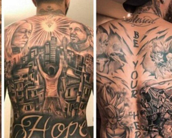 Richarlison fecha as costas com tatuagens; veja outros craques que fizeram