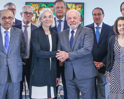 Lula se reúne com ministros do STJ em encerramento do ano na Corte 