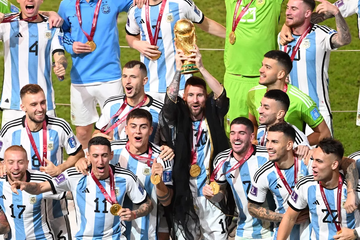 Argentina, de Messi, foi a grande campeã da Copa do Catar em 2022. (Foto: Agência Anadolu)