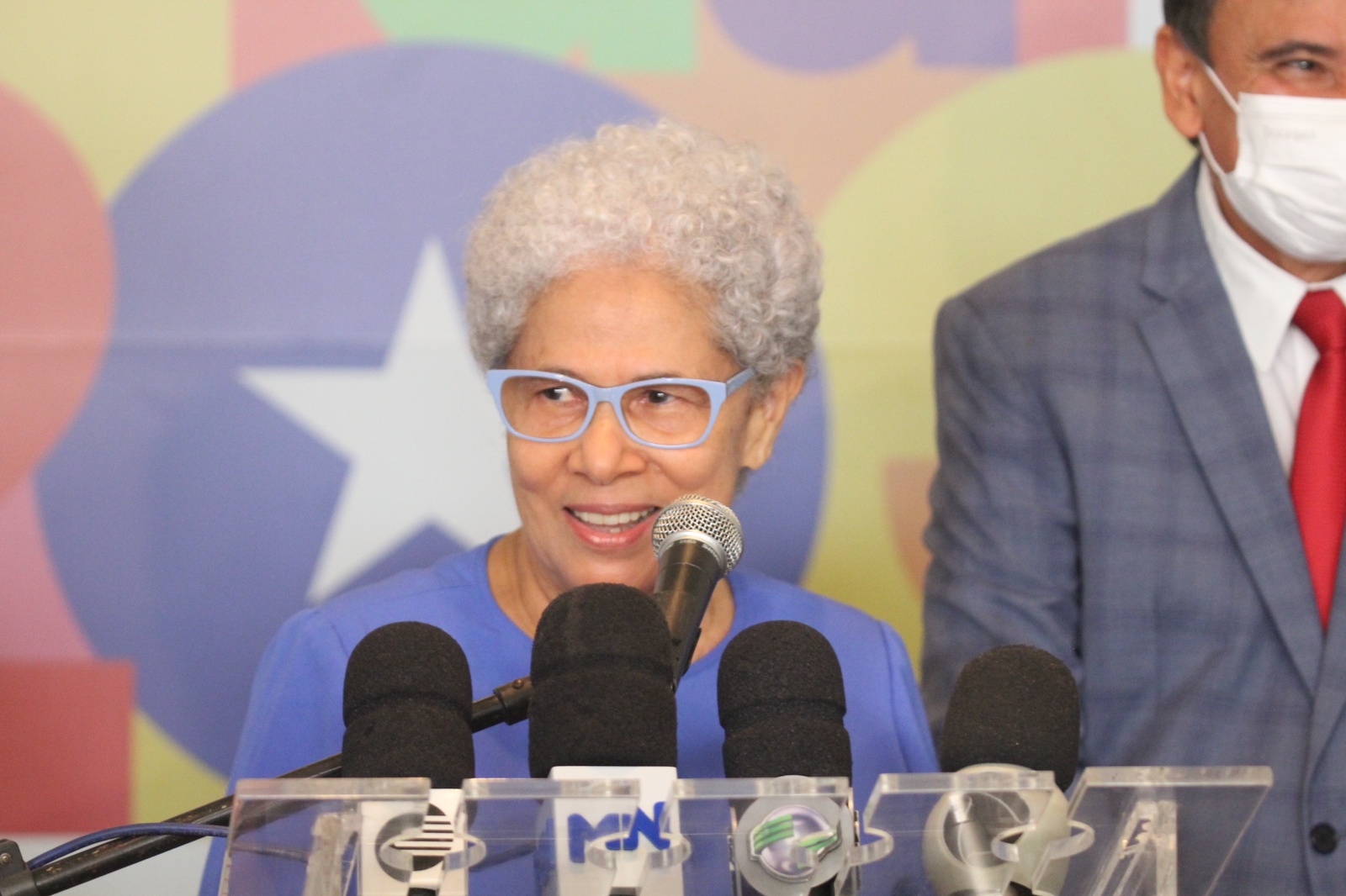 Governadora Regina Sousa acompanhou o futuro ministro em coletiva - Foto: Raíssa Morais 