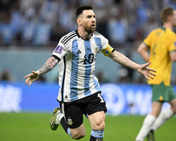Argentina vence a Austrália e pega Holanda nas quartas de final da Copa