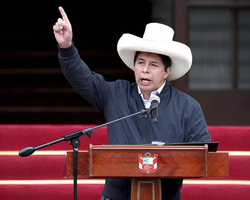 Pedro Castillo é preso após decisão de dissolver o Congresso no Peru