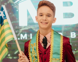 Saiba quem é o piauiense que venceu o concurso Mini Mister Brasil