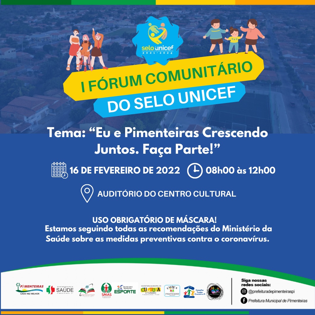 Pimenteiras realiza 1º Fórum Comunitário do Selo Unicef  - Imagem 1