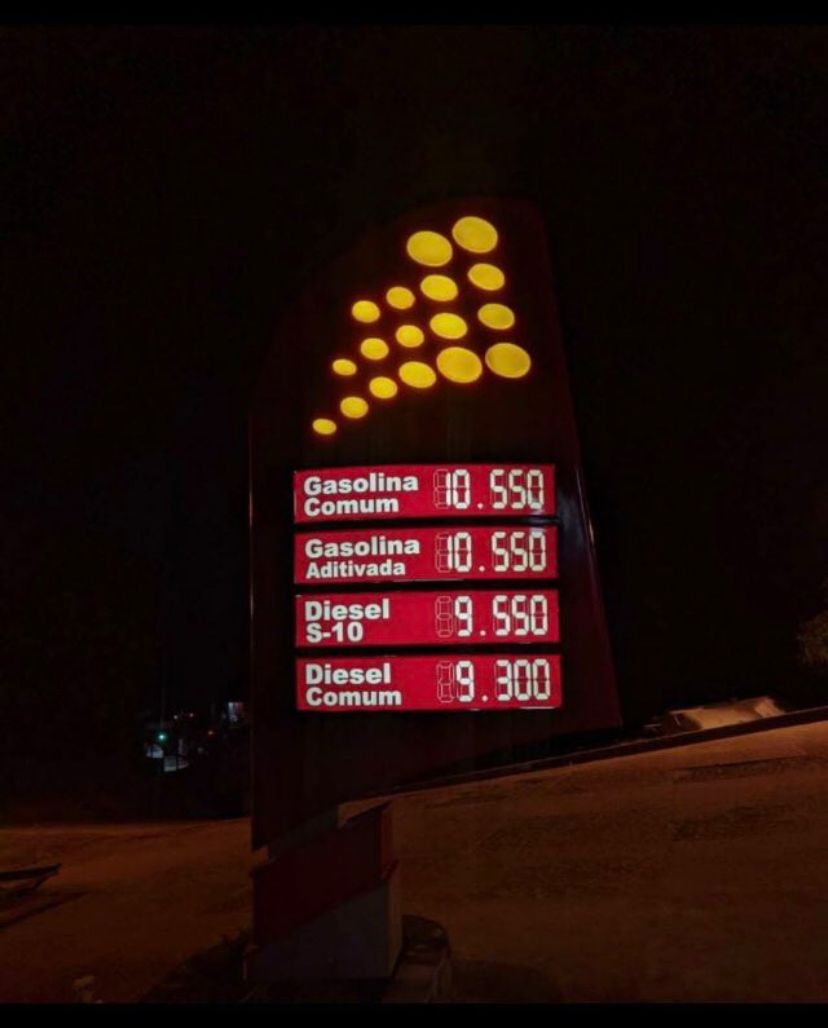 Preço da gasolina em Marechal Friburgo, no Acre, chega a R$ 10,55 