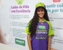 Velocista Lauane Fernandes é a nova atleta patrocinada da Unimed Teresina
