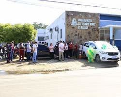 Prefeito João Luiz faz entrega de mais um veículo para o sistema de saúde
