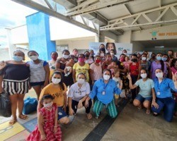 Varal Solidário leva voluntários da Águas de Timon para o Miguel Arraes