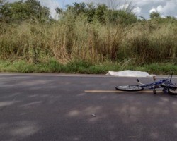 Ciclista morre após ser atropelado por veículo na BR-135 no Sul do Piauí