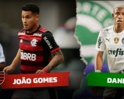 João Gomes, do Fla, e Danilo, do Palmeiras, mostram importância ascendente