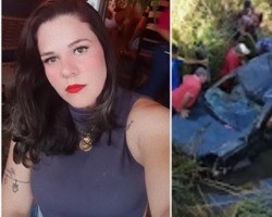 Dona de sex shop é encontrada morta dentro de veículo em córrego na BR-135