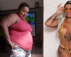Após perder 71 kg e vencer doença, rainha de bateria exibe corpão; fotos