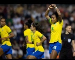 Com gol de Geyse, Seleção feminina empata com a Espanha