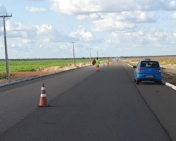 Rodovia Transcerrados, no sul do Piauí, está sendo sinalizada
