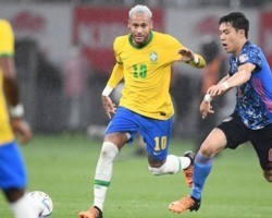 Com gol de Neymar, Brasil vence Japão e chega à quinta vitória seguida