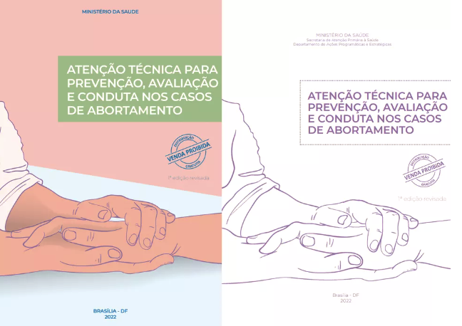 Cartilha editada pelo Ministério da Saúde diz que 'todo aborto é crime'- Foto: Reprodução