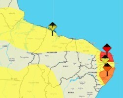 Inmet emite alerta para chuvas e baixa umidade em 65 municípios do Piauí