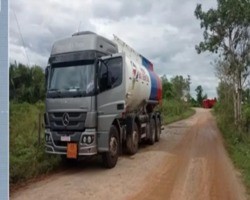 Caminhão com 25 mil litros de combustível é roubado na BR-222, no Maranhão