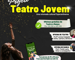 Prefeitura de Esperantina abre inscrições para o projeto Jovem Teatro