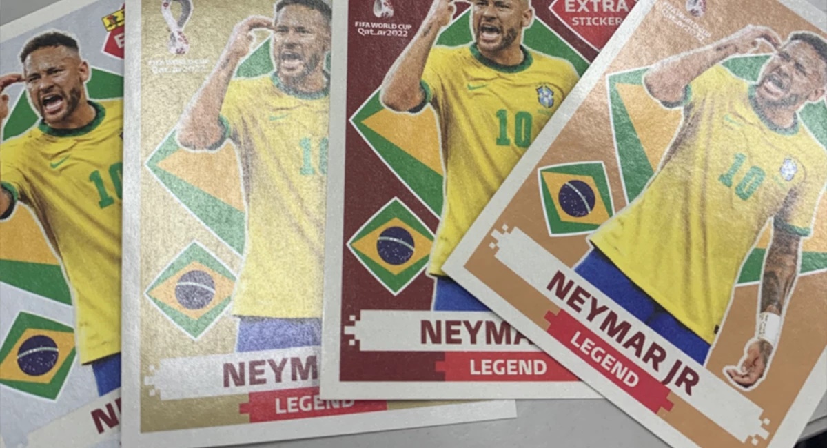 Difícil de ser achada, figurinha de Neymar chega a ser vendida a R$ 9 mil - Foto: Reprodução