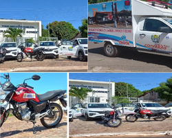 Prefeitura recebe carros e motos para saúde pública do município