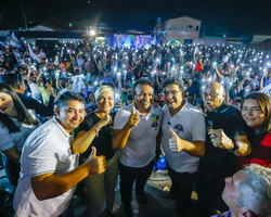 Capitão Fábio Abreu reúne 5 mil pessoas em lançamento de campanha em THE