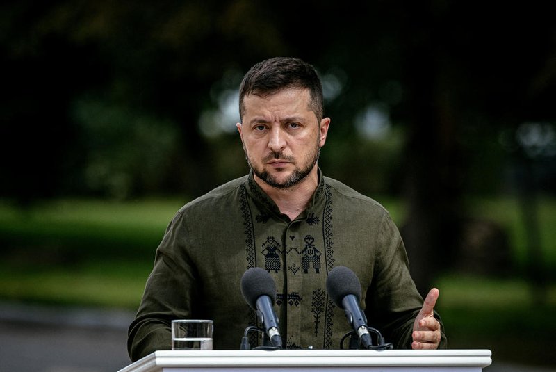 Presidente da Ucrânia diz que lutará até o fim contra a invasão da Rússia (Foto: Dimitar Dilkoff)