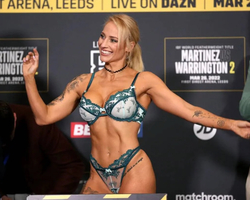 Boxeadora “mais sexy do mundo” defende cinturão e descarta sexo pré-luta