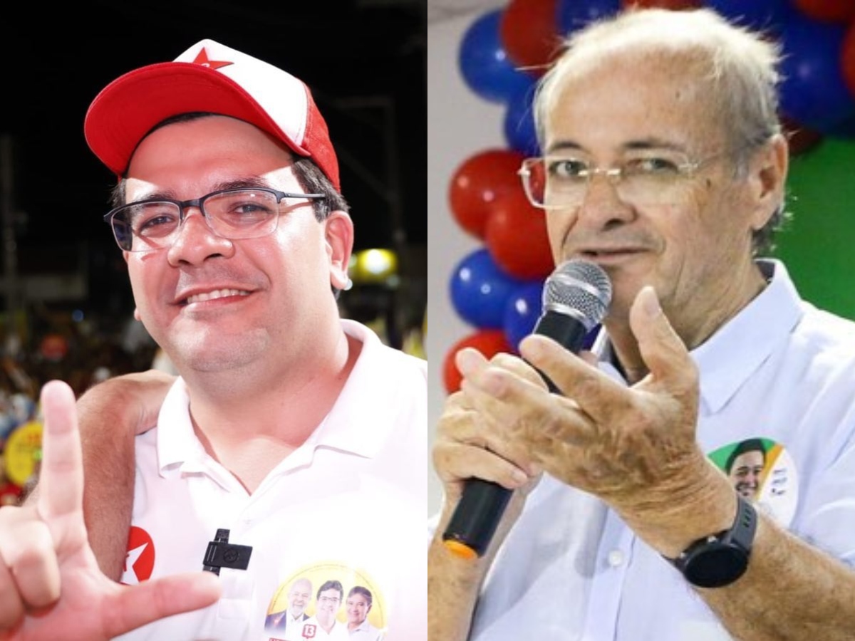 Rafael Fonteles e Silvio Mendes polarizam a intenção de voto (Foto: Reprodução)