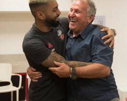 Zico coloca Gabigol entre os maiores ídolos da história do Flamengo