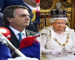 Itamaraty prepara ida de Bolsonaro para velório da rainha Elizabeth 2ª