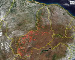 B-R-O bró: Período seco exige atenção contra riscos de queimadas no Piauí