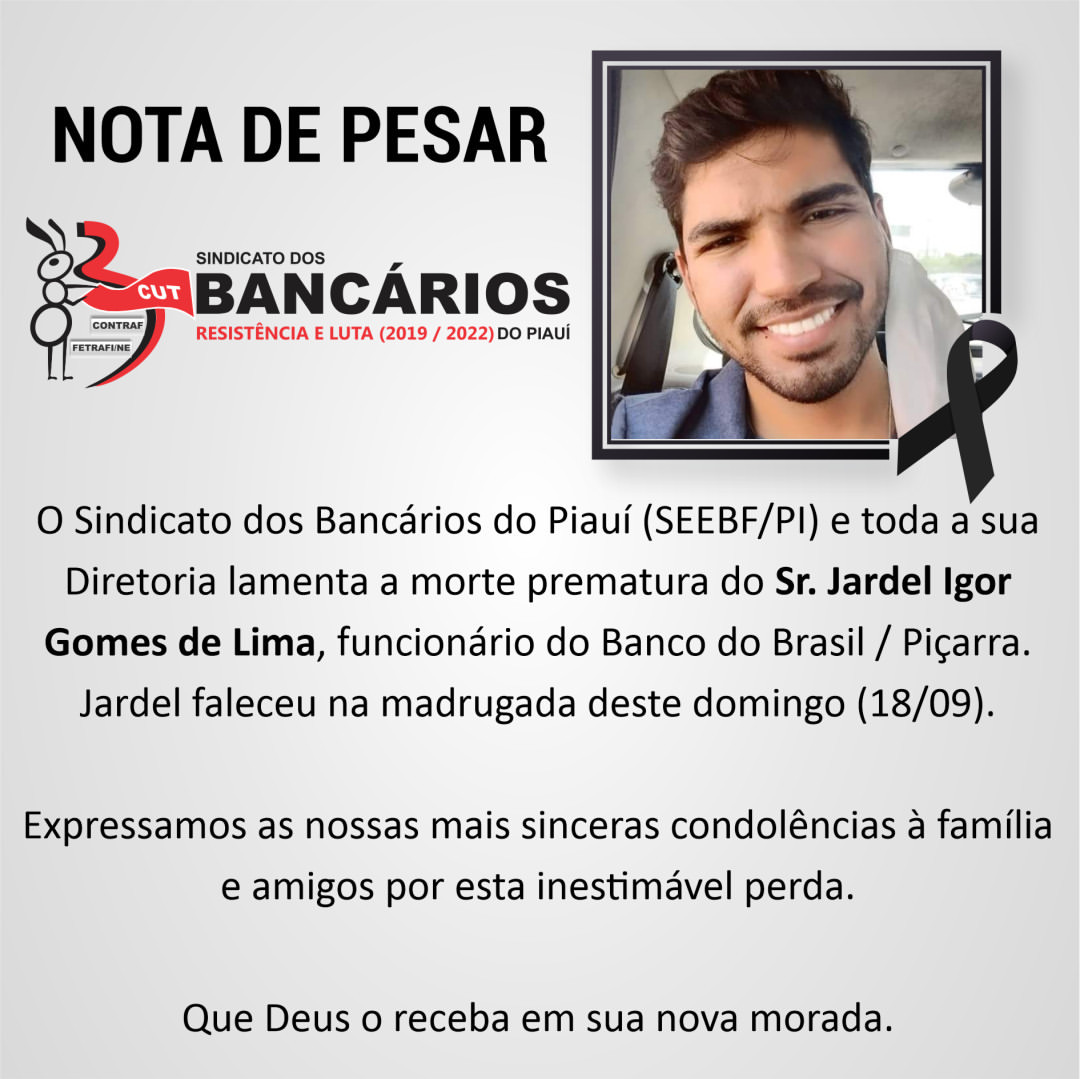 Sindicato lamenta morte de funcionário do Banco do Brasil em Teresina (Foto: Reprodução/ Instagram)