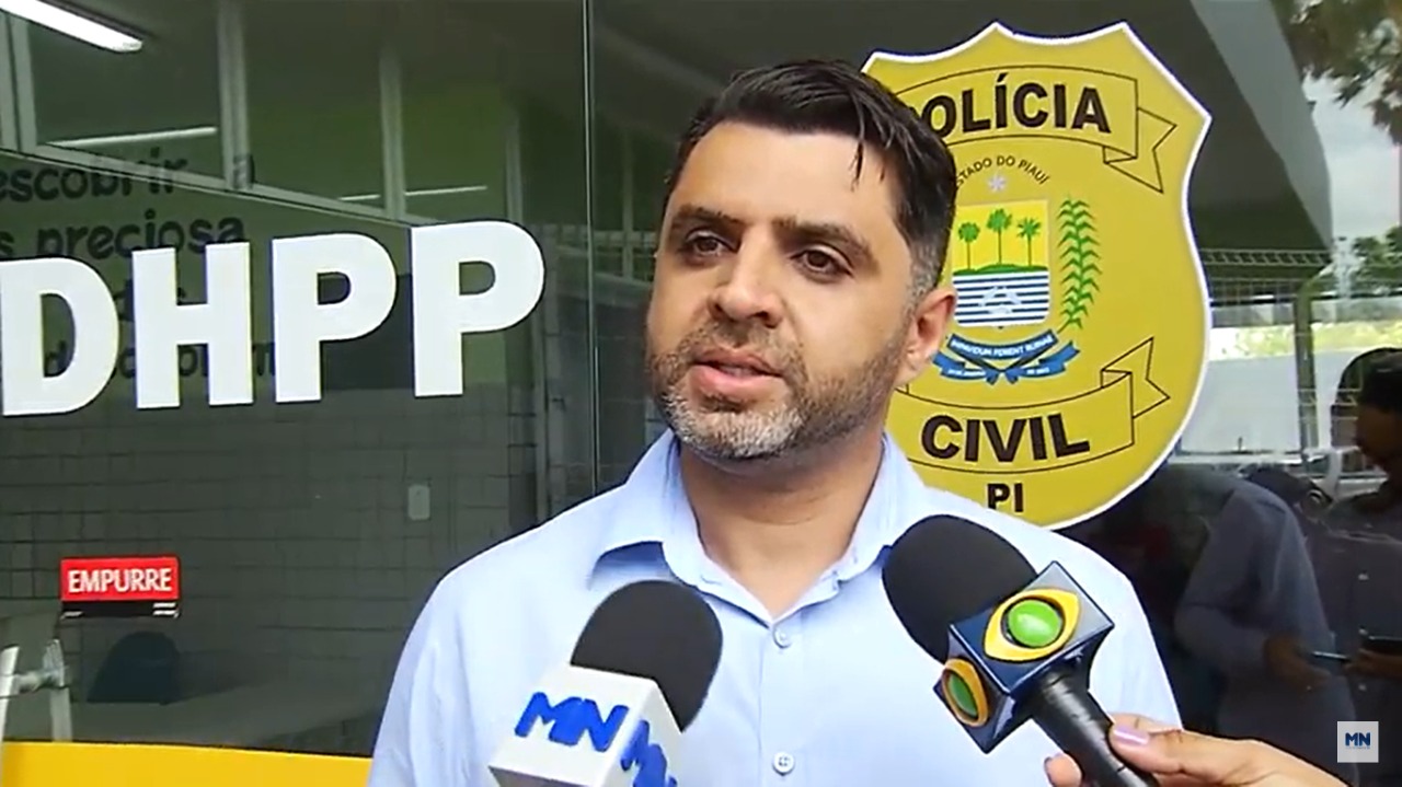 Delegado Danúbio Dias, do DHPP (Foto: Rede Meio Norte)