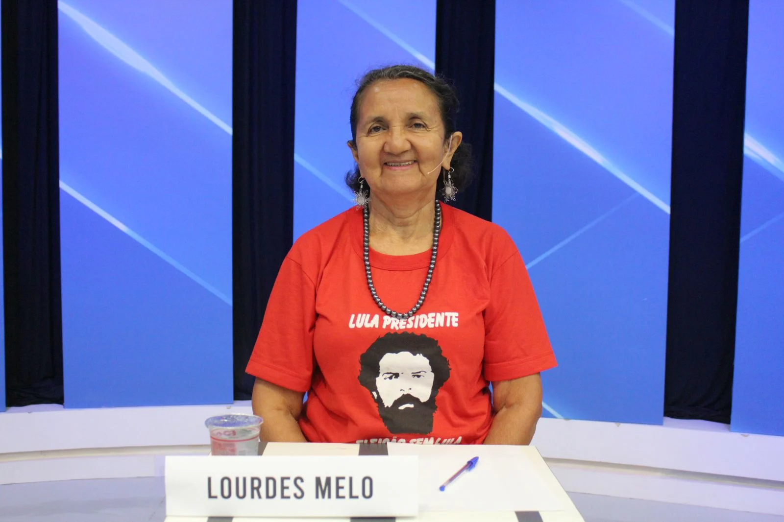 Lourdes Melo participa do debate da Rede MN (Foto: Raissa Morais)